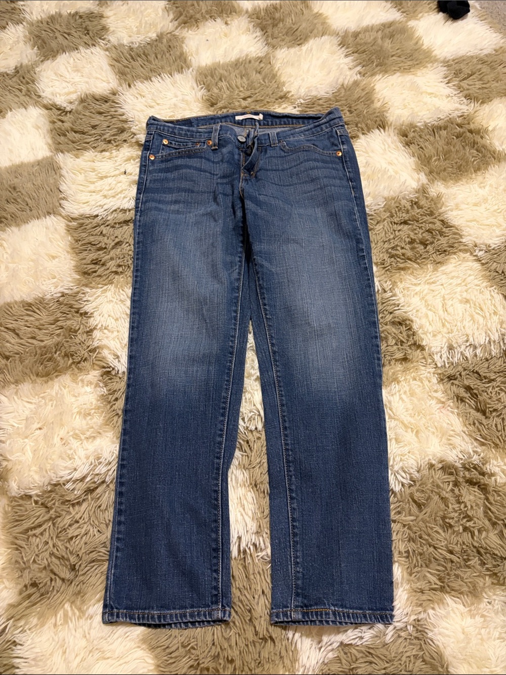 Classic Women’s Boyfriend Blue Denim Jeans